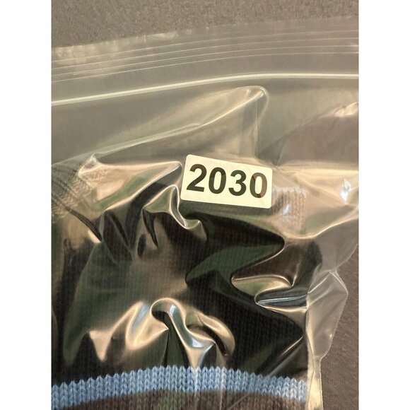 Mens 3XL Striped Pullover Sweater V-Neck Black/Gray/White 100% Cotton Casual Kni - Picture 7 of 7